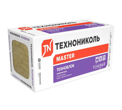 Техноблок Стандарт (1200х600х50) 45 кг/м3, 8 плит, 0,288м3, 5,76м2